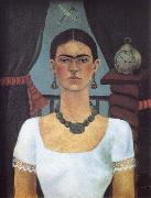 Frida Kahlo Self-Portrait Time files oil on canvas